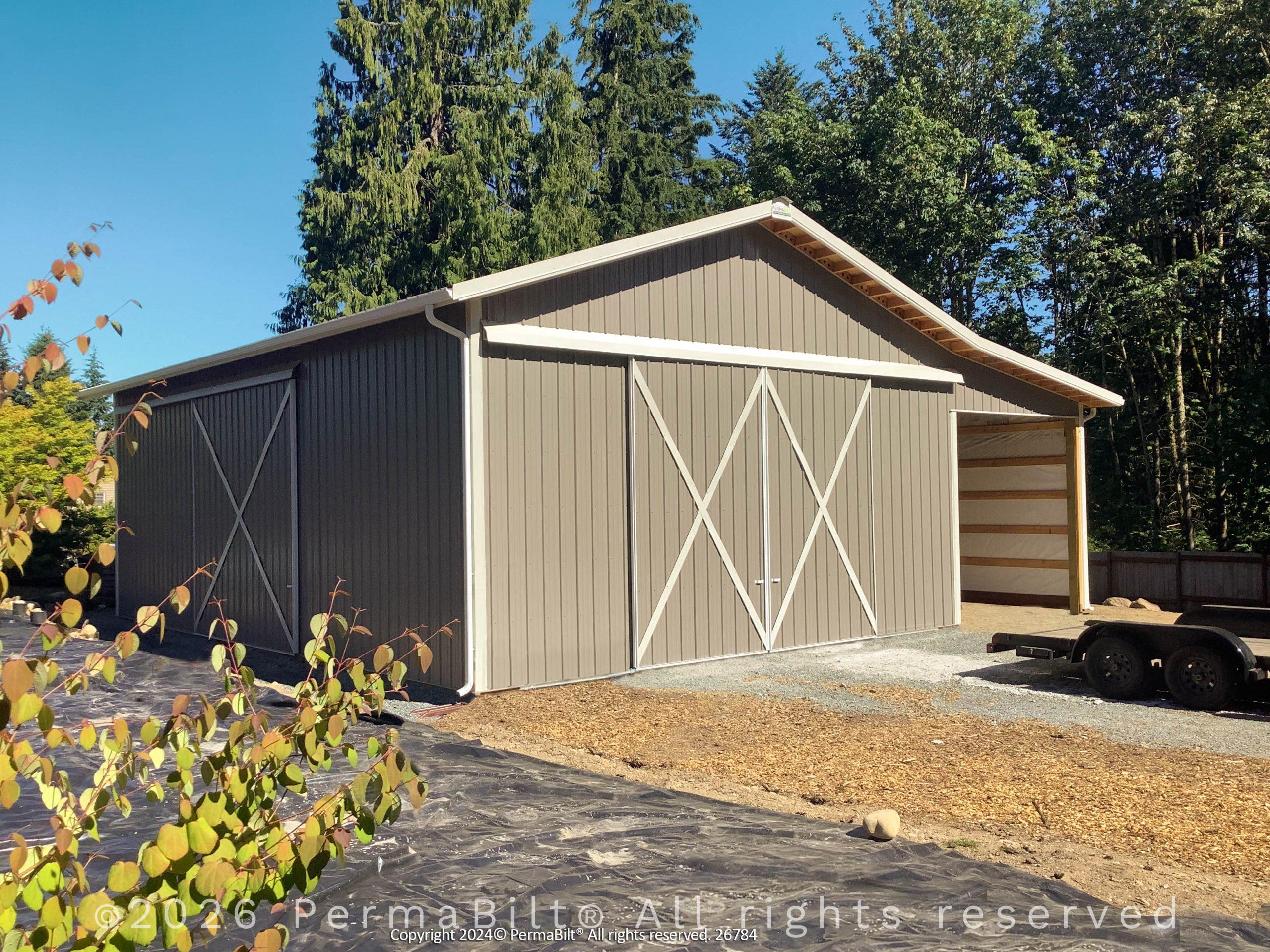 Steel Pole Building in Redmond – King County