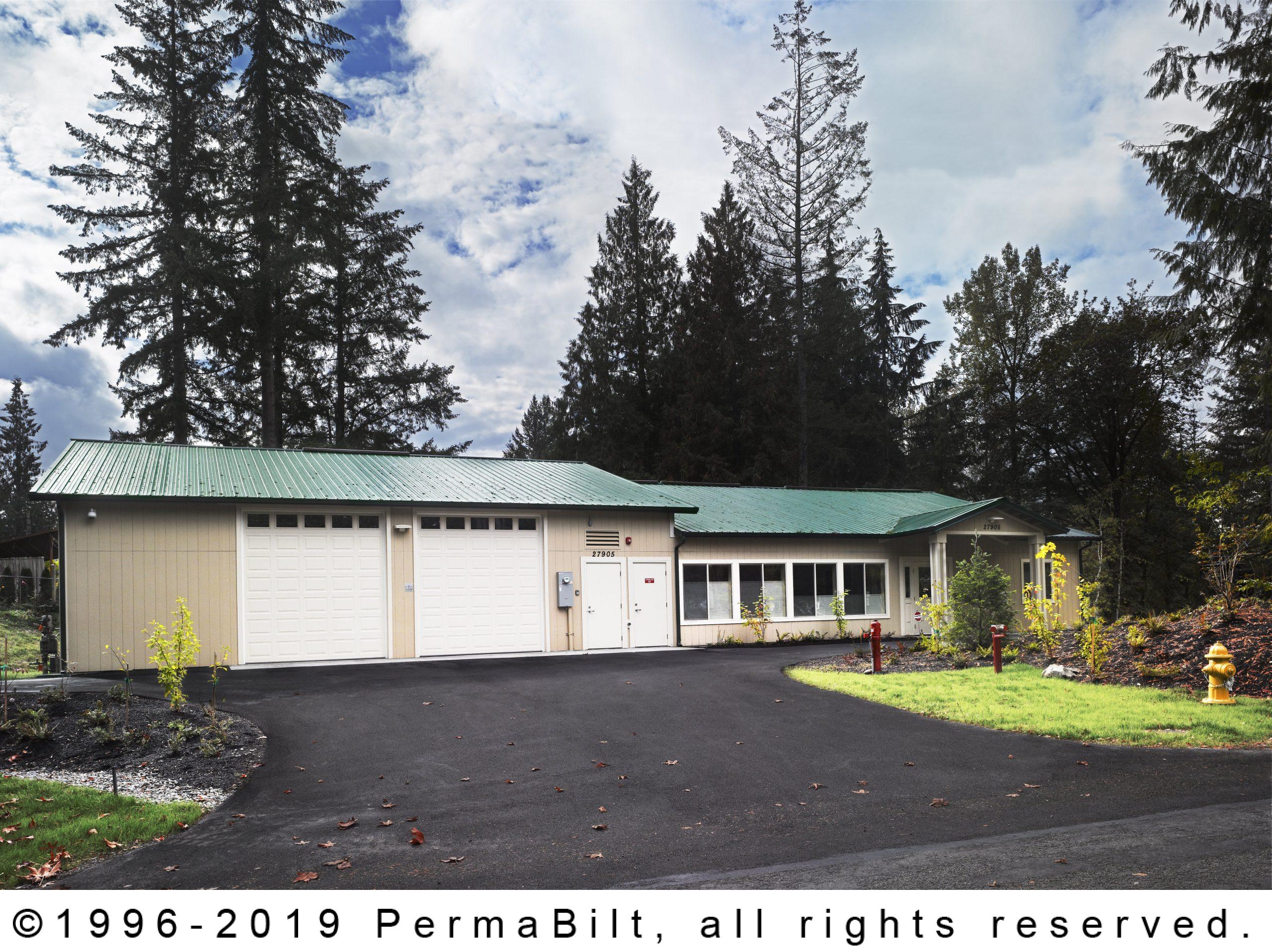 Commercial Shop Office Pole Building in Redmond – King County