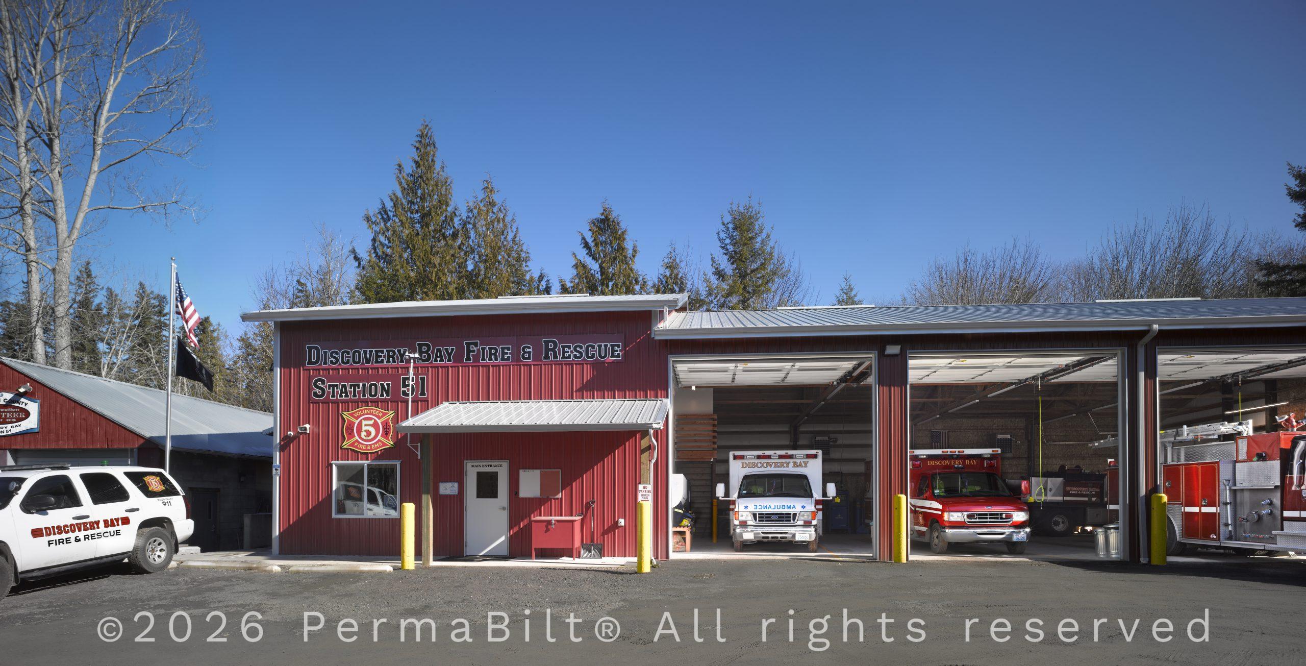 Four Bay Garage Shop Pole Building in Port Townsend – Jefferson County