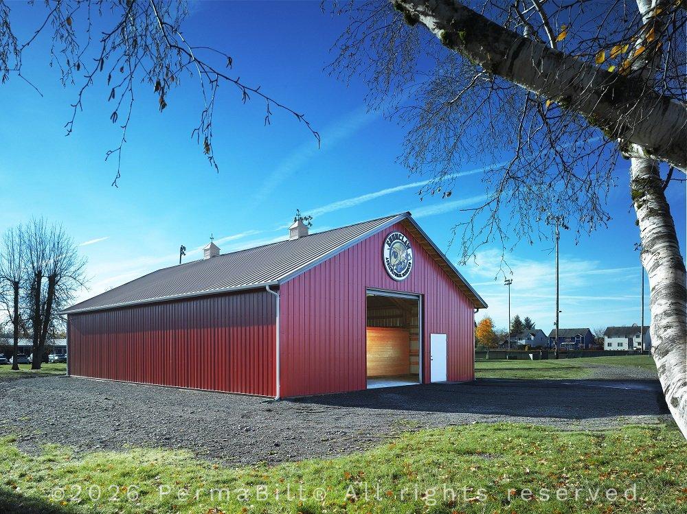 Pig and Goat Barn Enumclaw High School