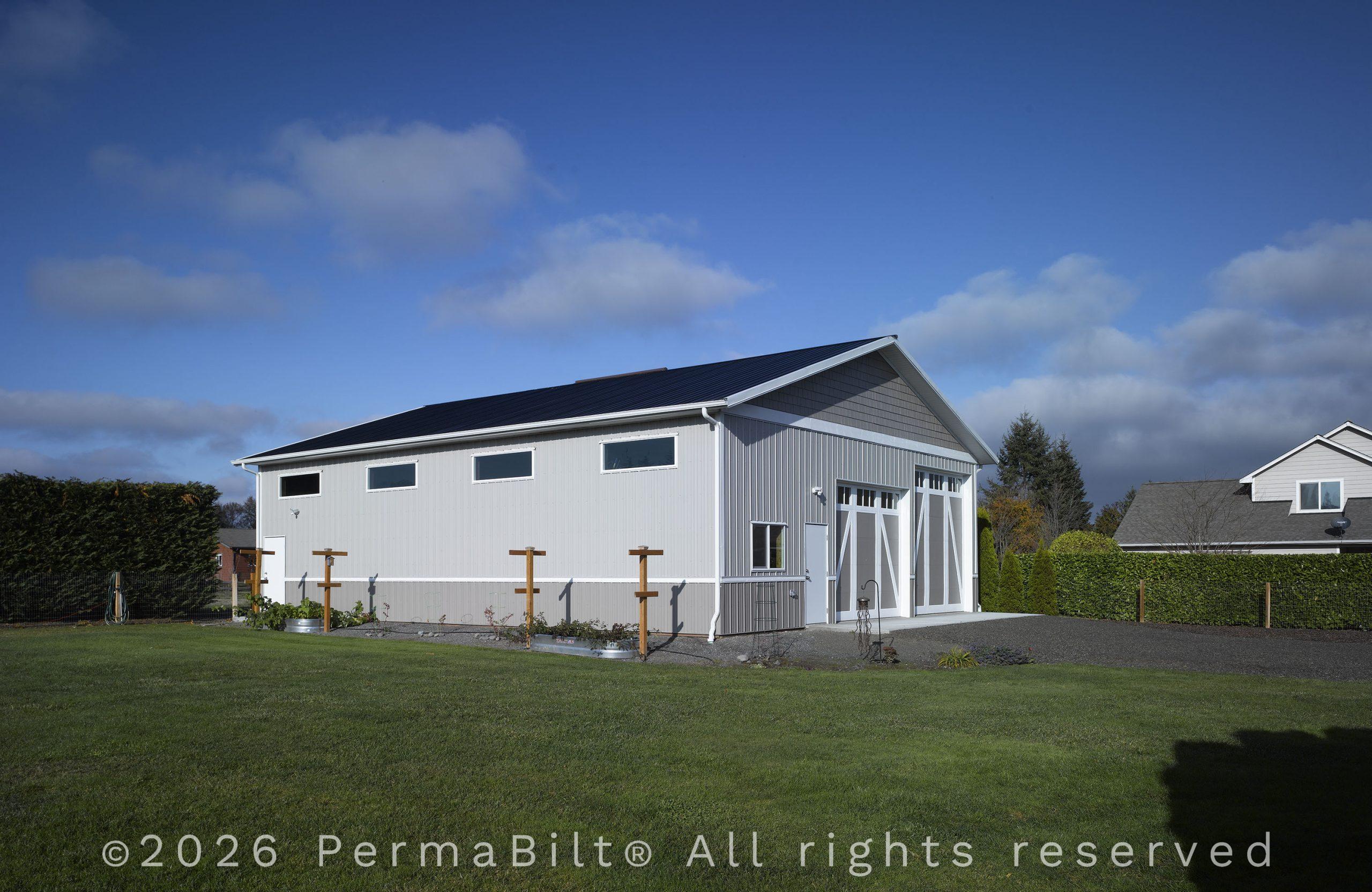 Steel Pole Building in Sequim – Clallam County