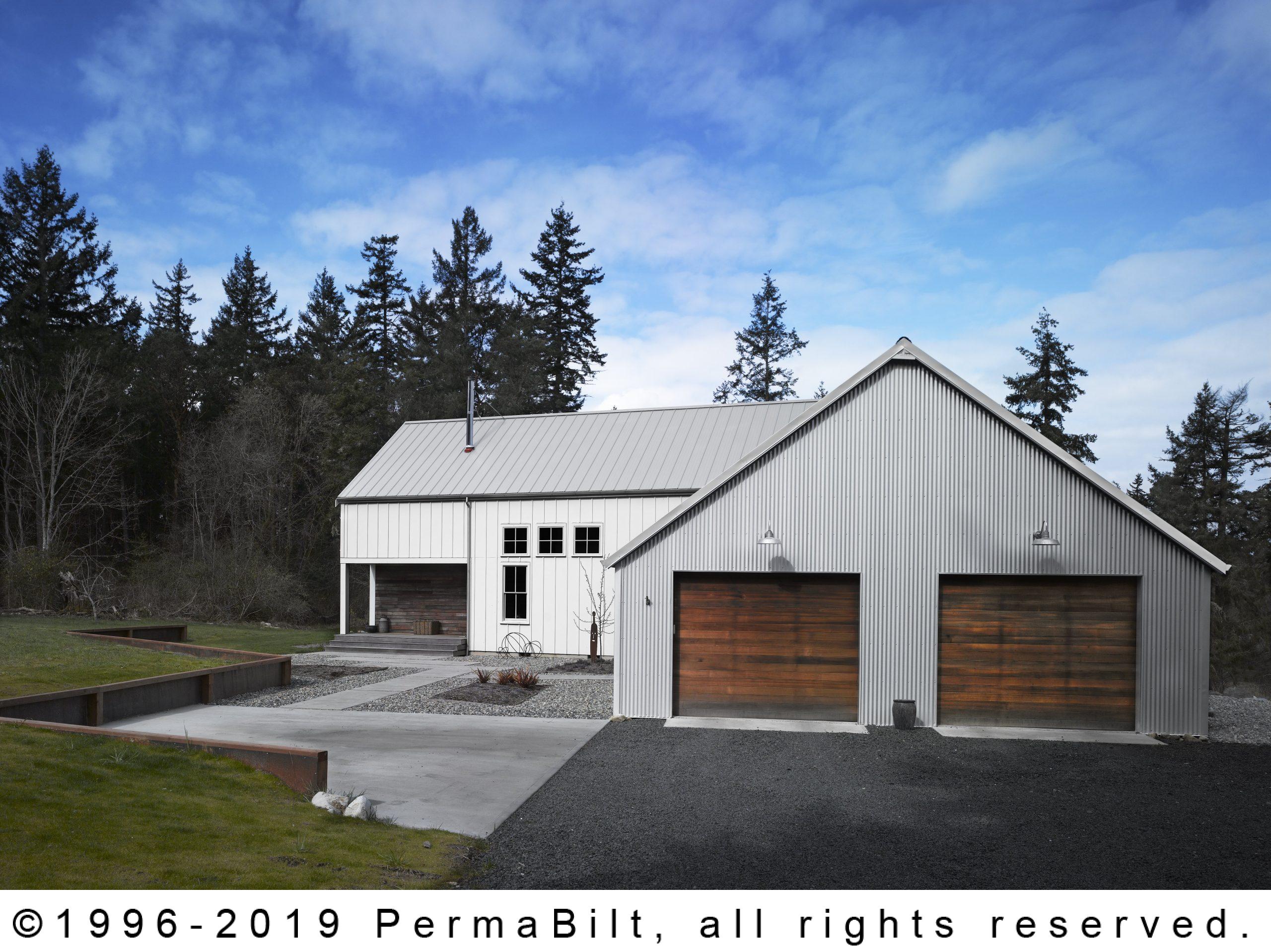 Understanding the Pros and Cons of Pole Barns and Post-Frame Buildings 4 garage building bainbridge island scaled 1