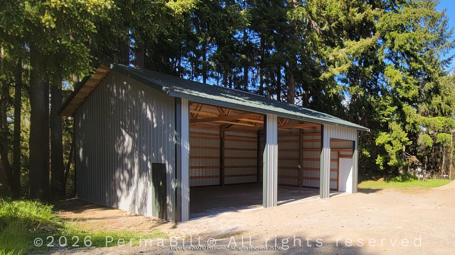 Pole Building Maintenance Shed in Fox Island – Pierce County