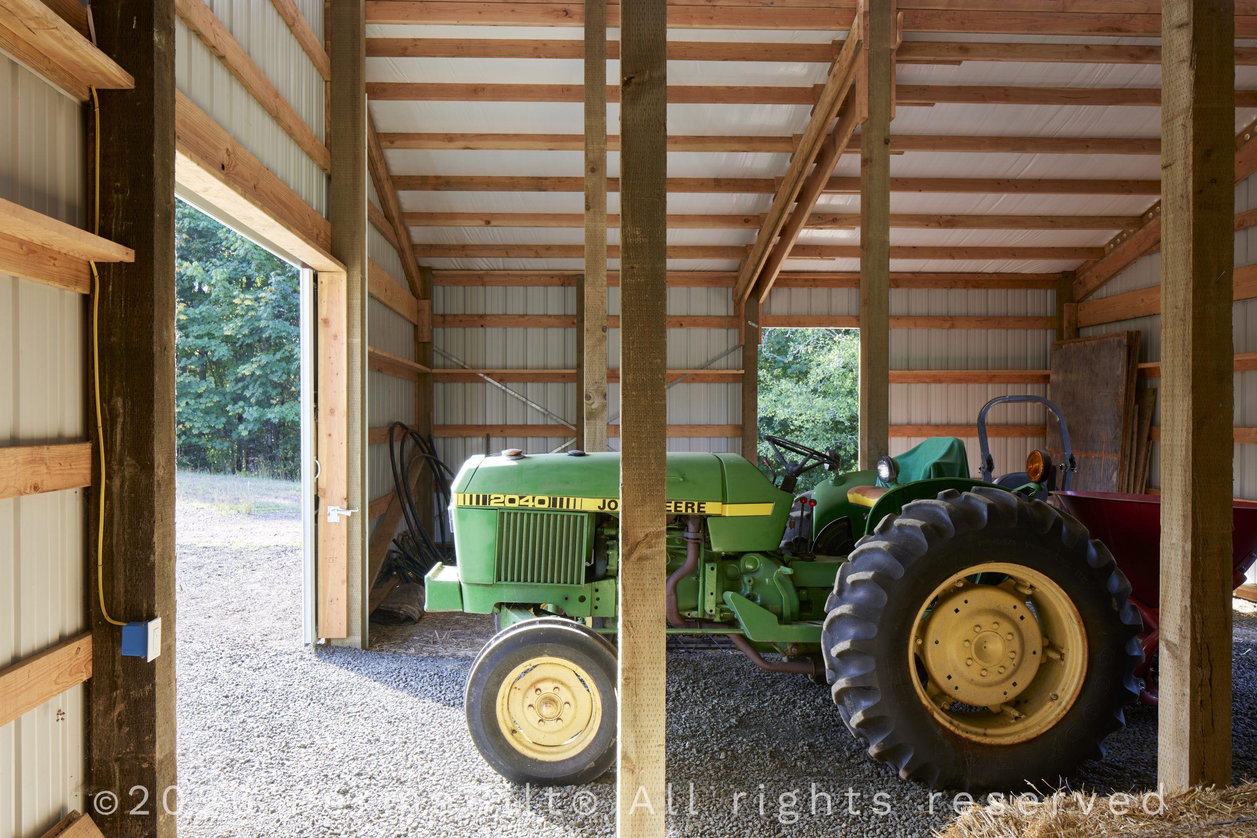 Does a Pole Barn Increase Property Value in Washington? 111 Monitor pole barn interior 2 scaled 1